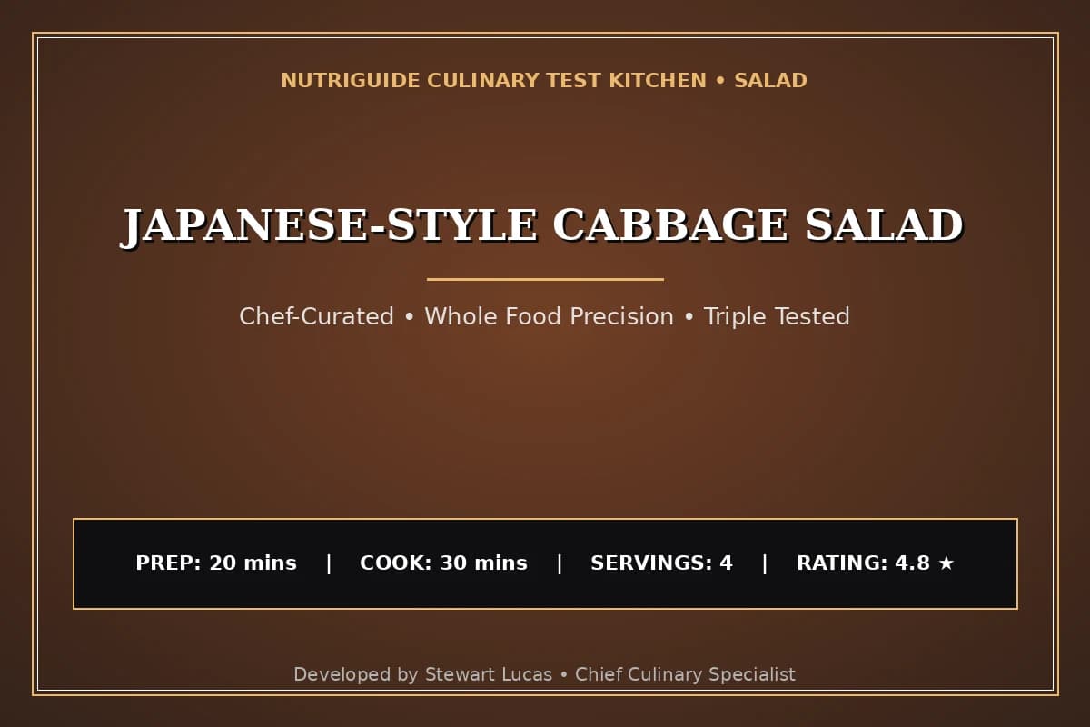 Japanese-Style Cabbage Salad