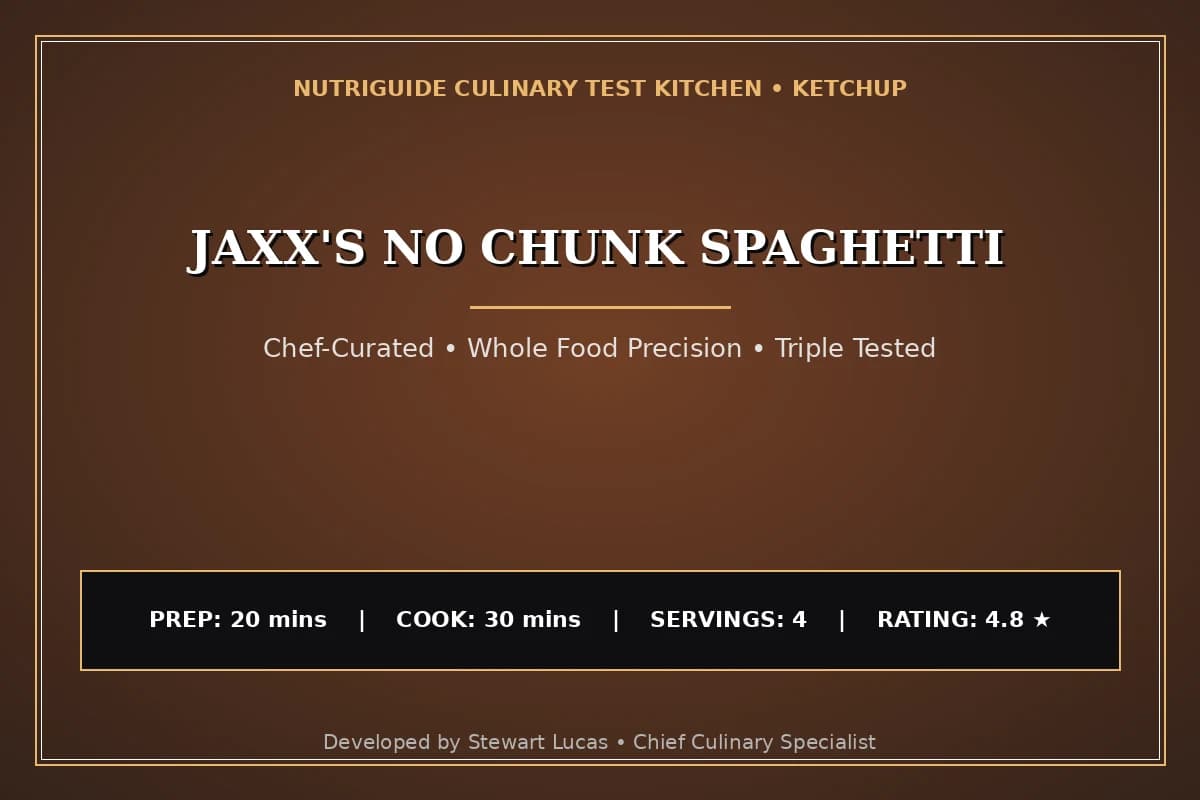 Jaxx'S No Chunk Spaghetti