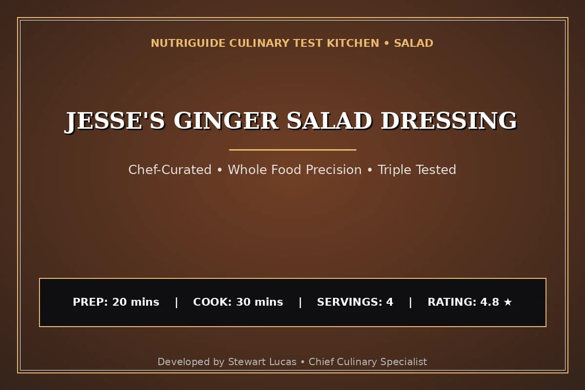 Jesse'S Ginger Salad Dressing