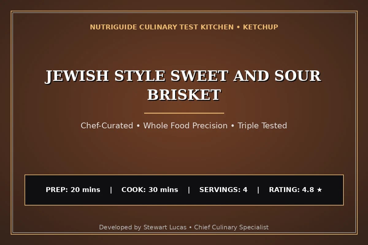 Jewish Style Sweet And Sour Brisket
