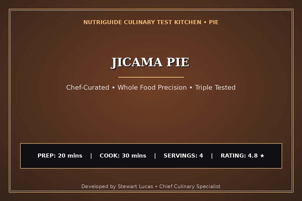 Jicama Pie