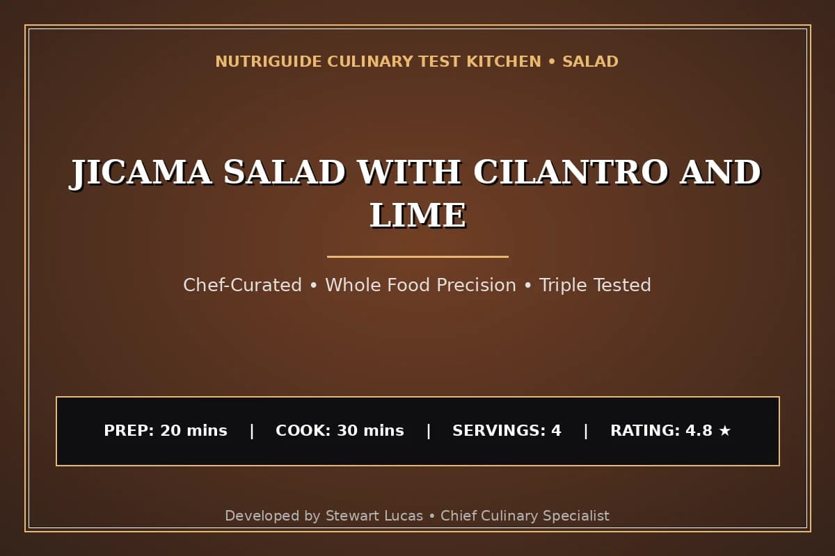 Jicama Salad With Cilantro And Lime