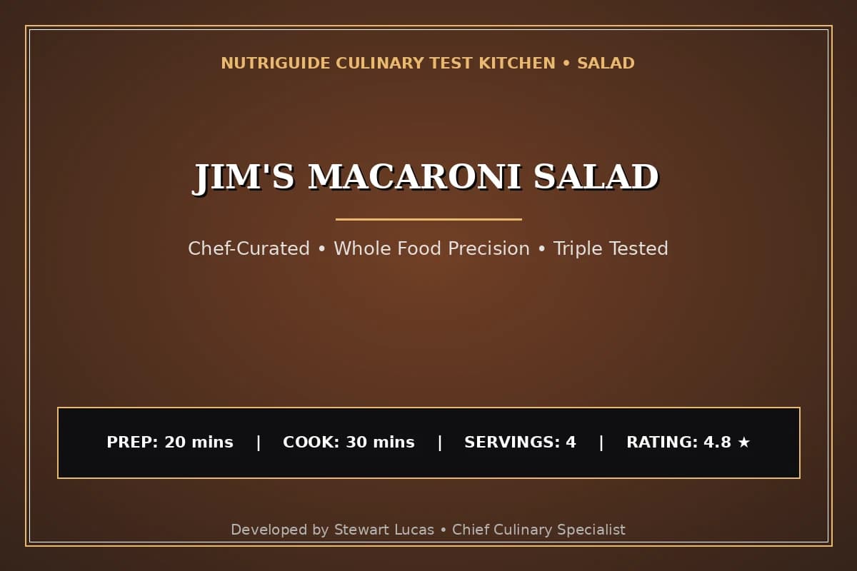 Jim'S Macaroni Salad