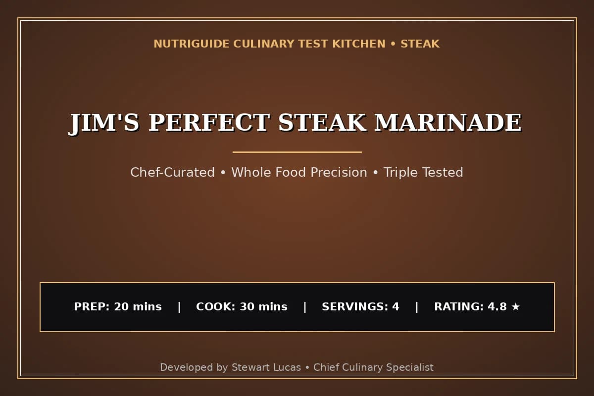 Jim'S Perfect Steak Marinade