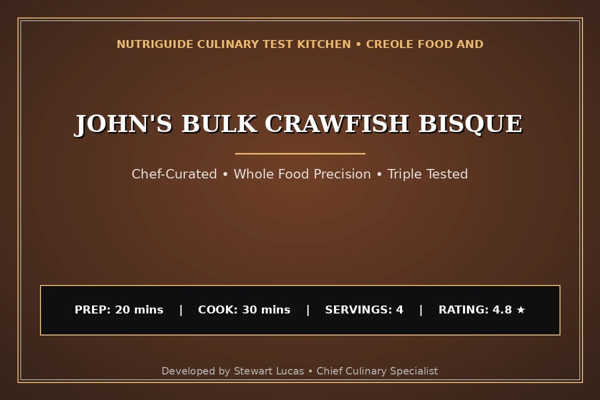 John'S Bulk Crawfish Bisque
