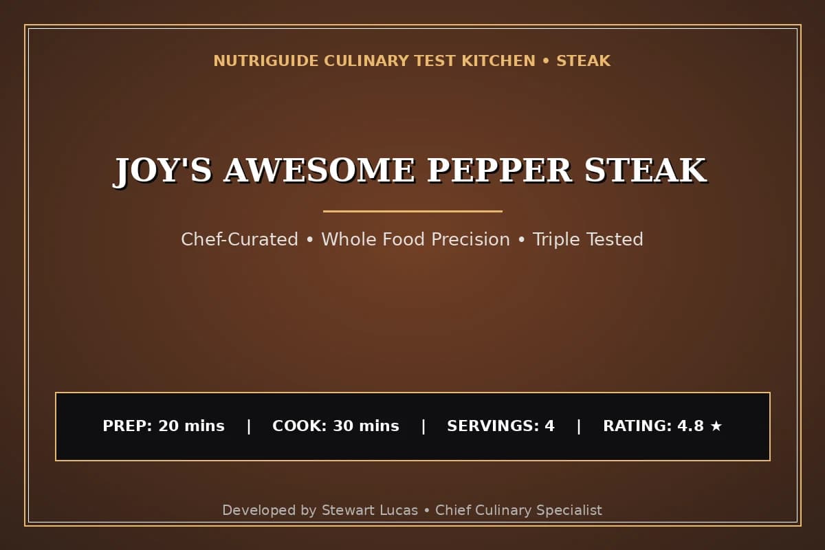 Joy'S Awesome Pepper Steak