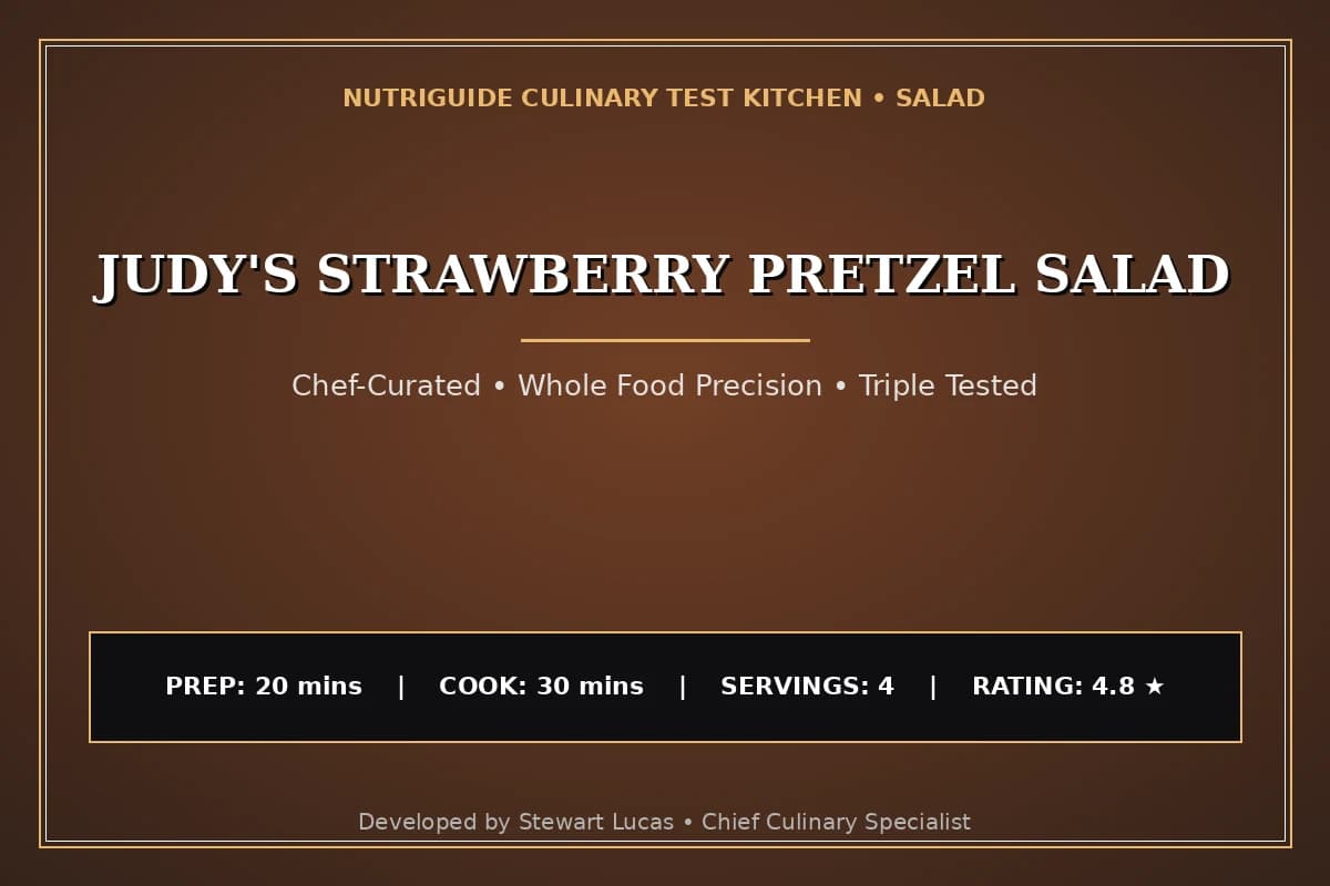 Judy'S Strawberry Pretzel Salad