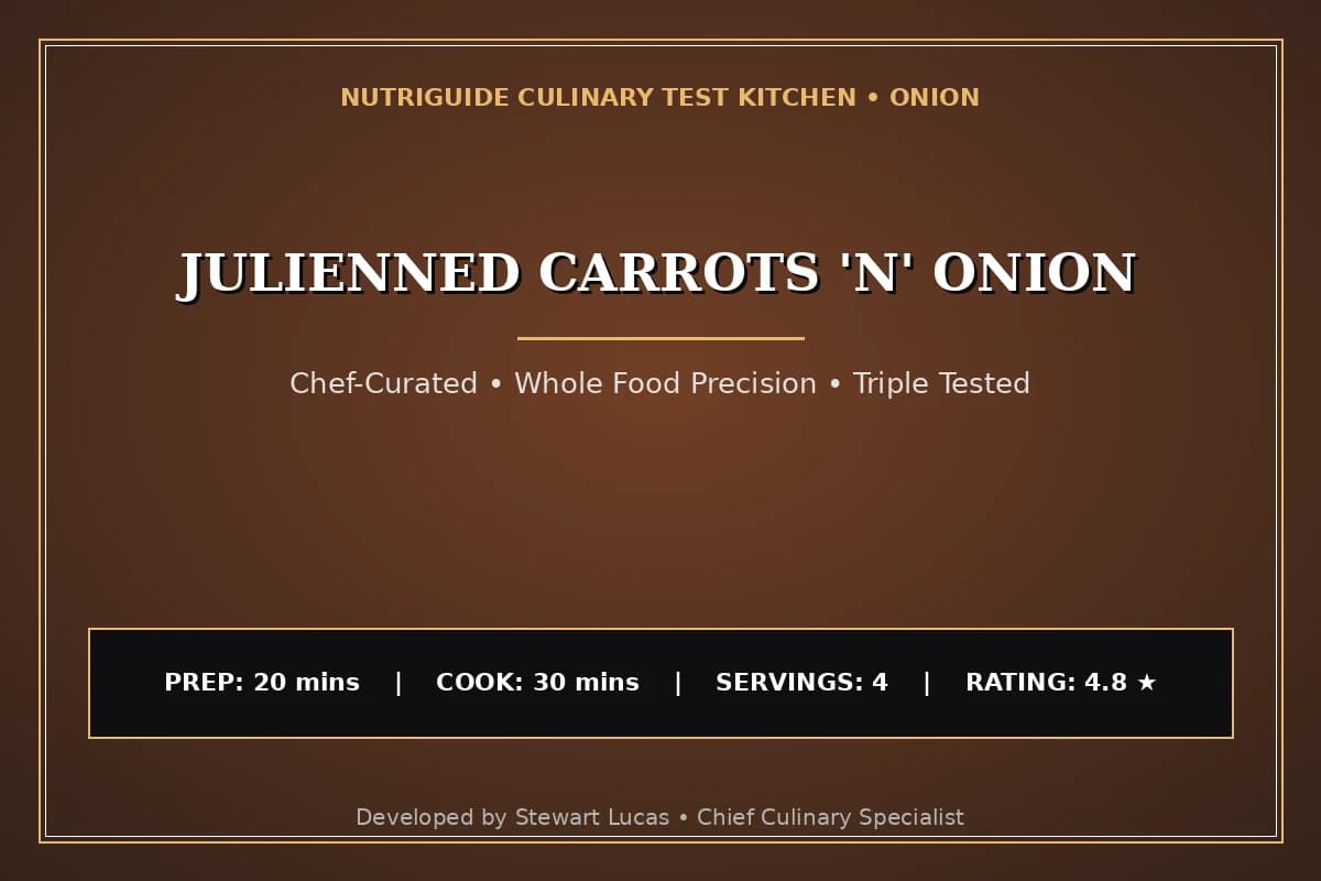 Julienned Carrots 'N' Onion
