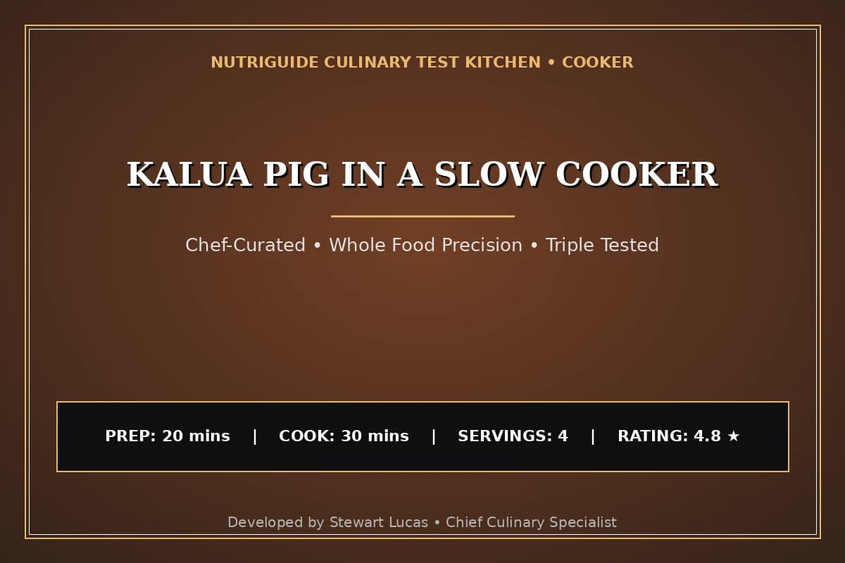 Kalua Pig In A Slow Cooker