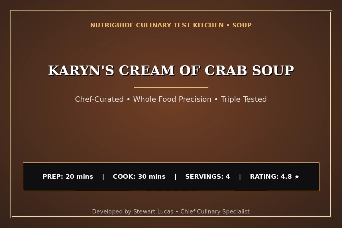 Karyn'S Cream Of Crab Soup