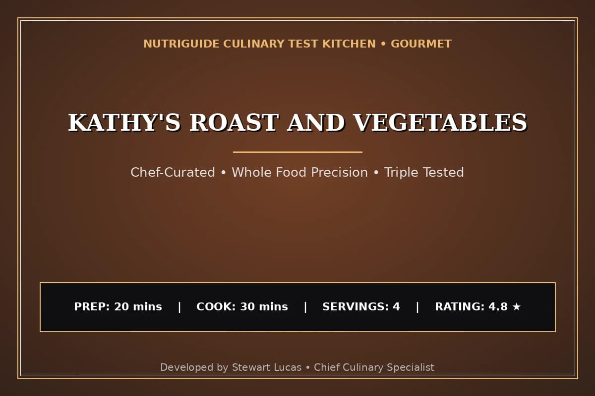 Kathy'S Roast And Vegetables