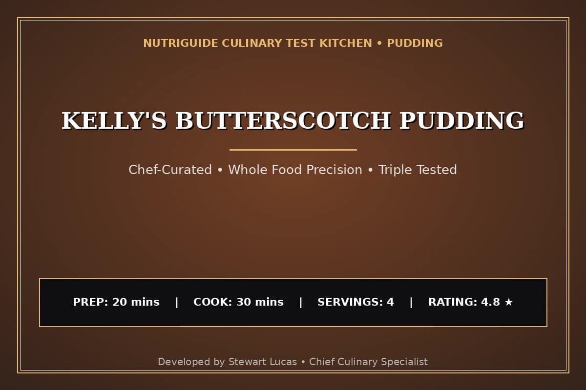 Kelly'S Butterscotch Pudding