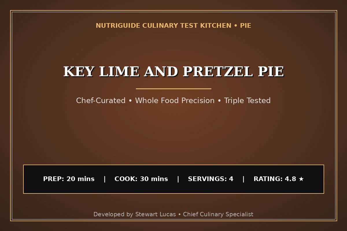 Key Lime And Pretzel Pie