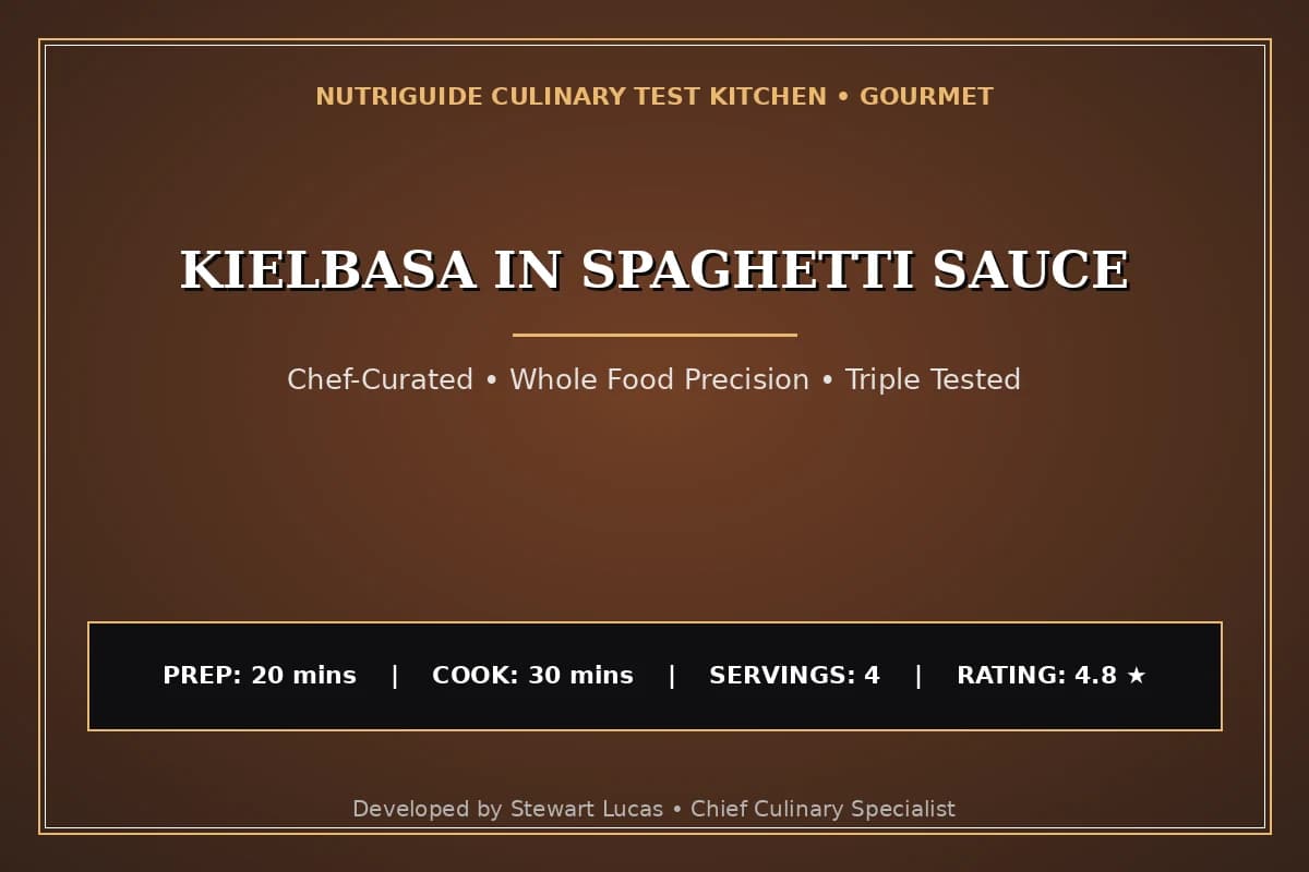 Kielbasa In Spaghetti Sauce