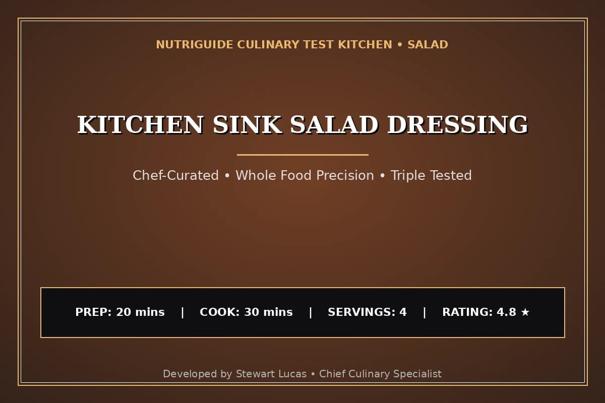 Kitchen Sink Salad Dressing