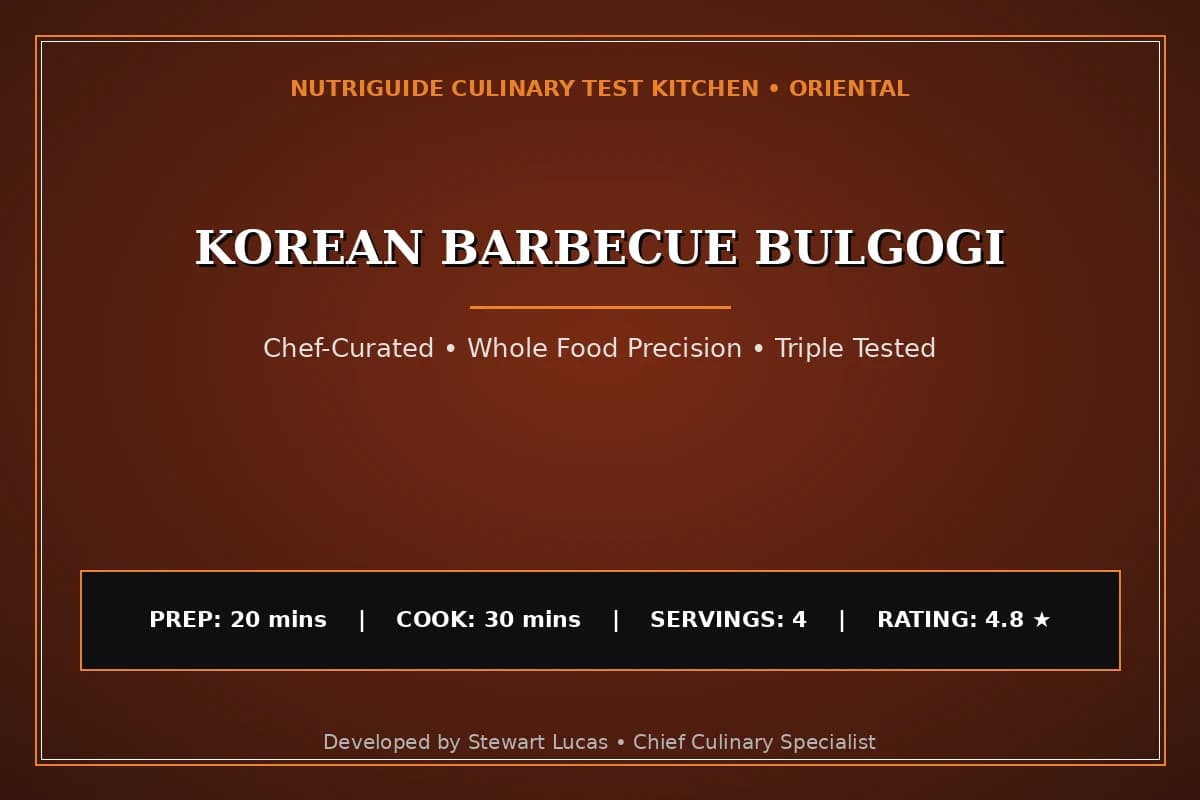Korean Barbecue Bulgogi