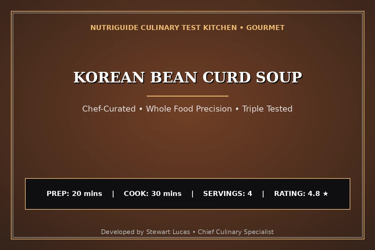 Korean Bean Curd Soup