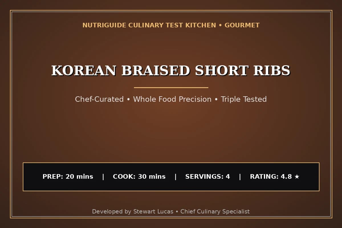 Korean Braised Short Ribs