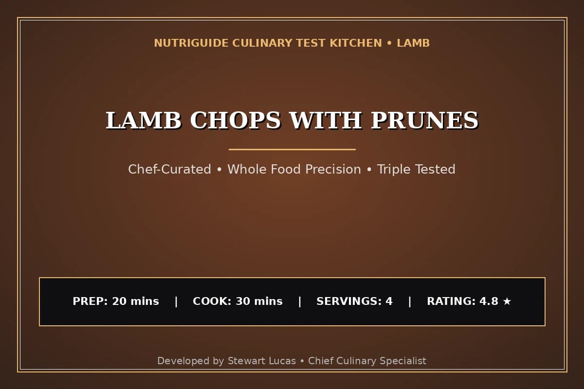 Lamb Chops With Prunes