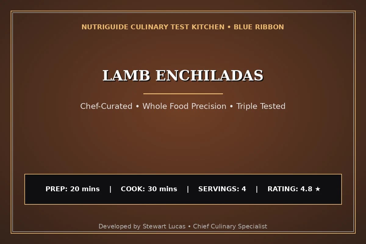 Lamb Enchiladas