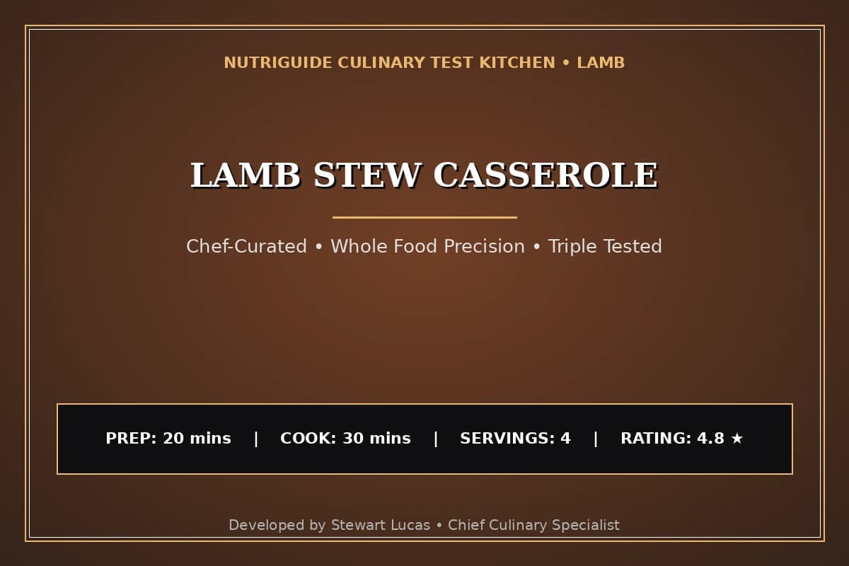 Lamb Stew Casserole