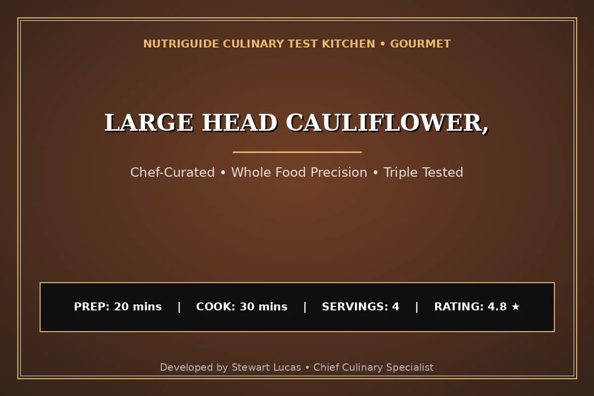 Large Head Cauliflower,