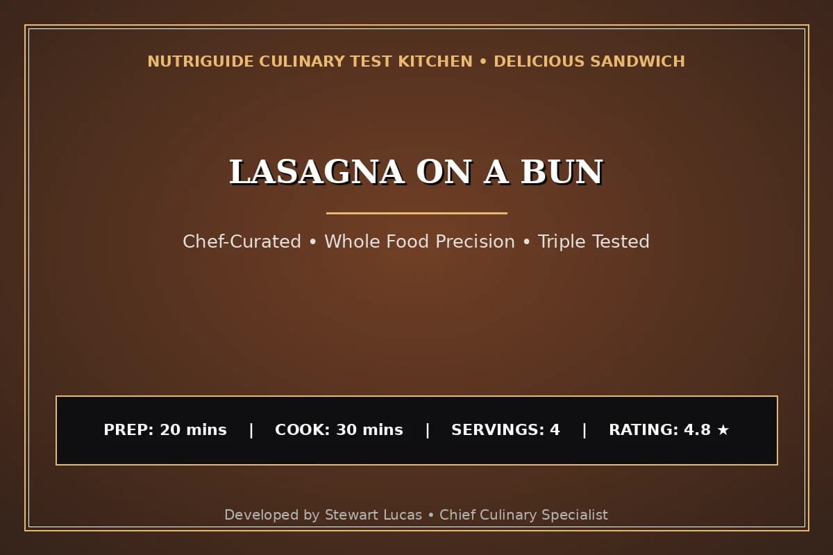 Lasagna On A Bun