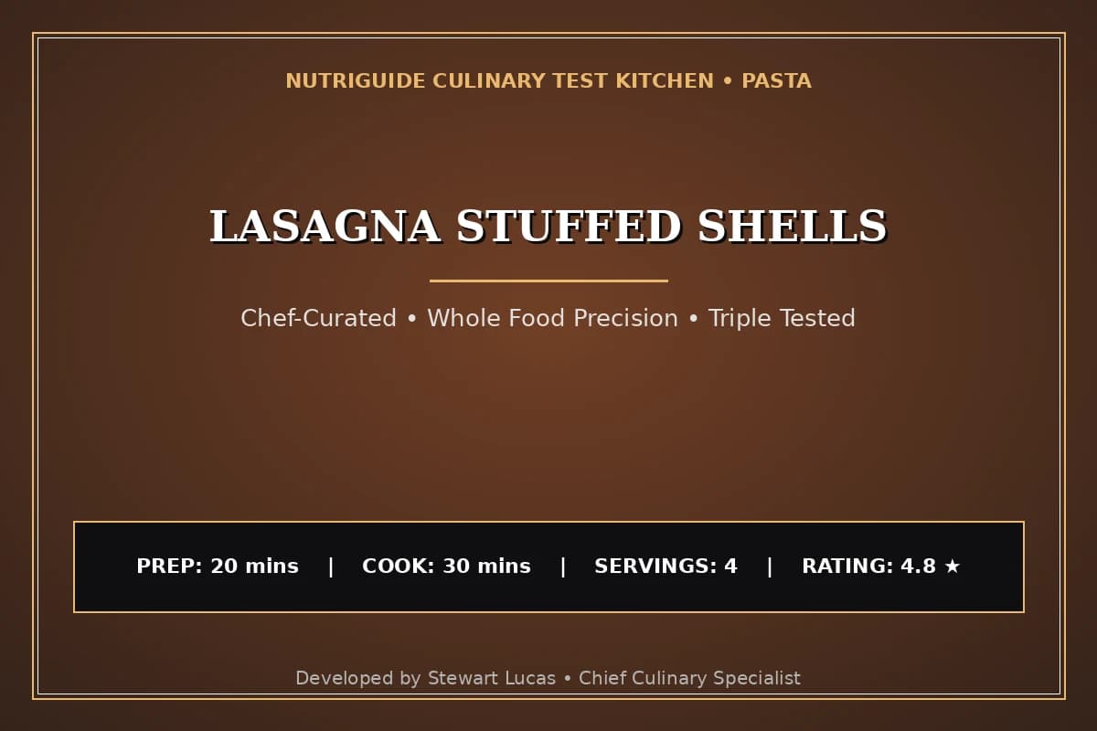 Lasagna Stuffed Shells