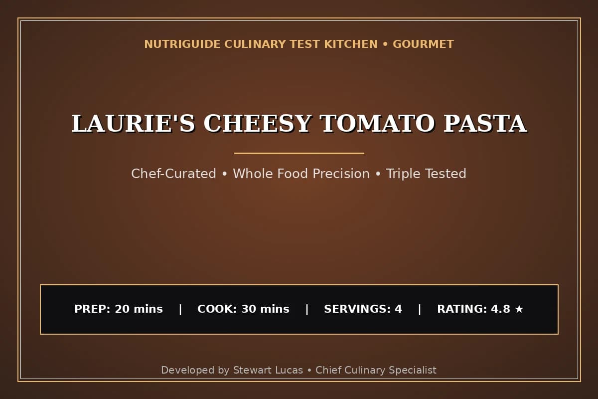 Laurie'S Cheesy Tomato Pasta