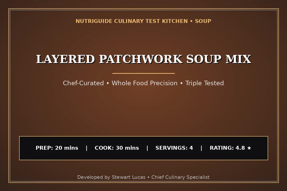 Layered Patchwork Soup Mix