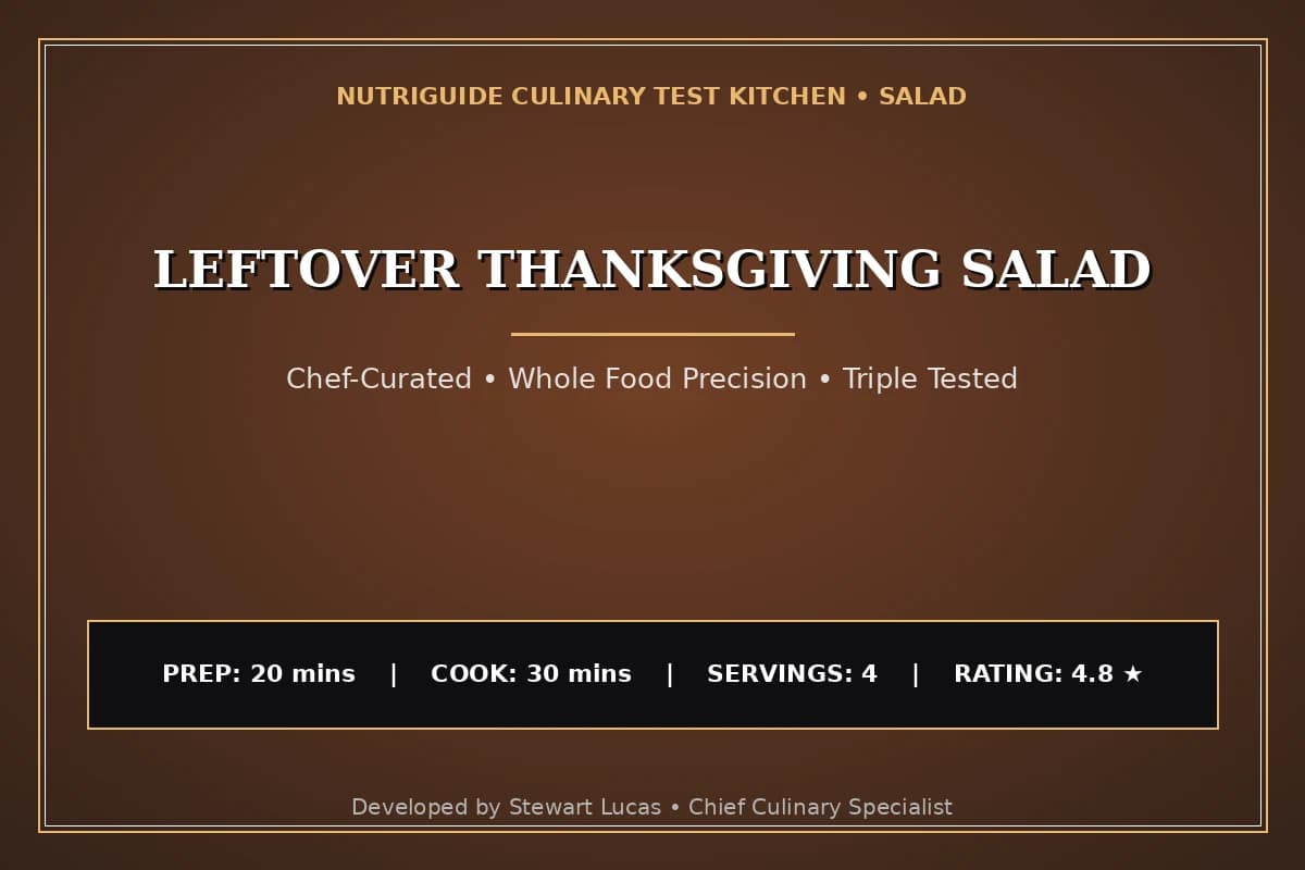 Leftover Thanksgiving Salad