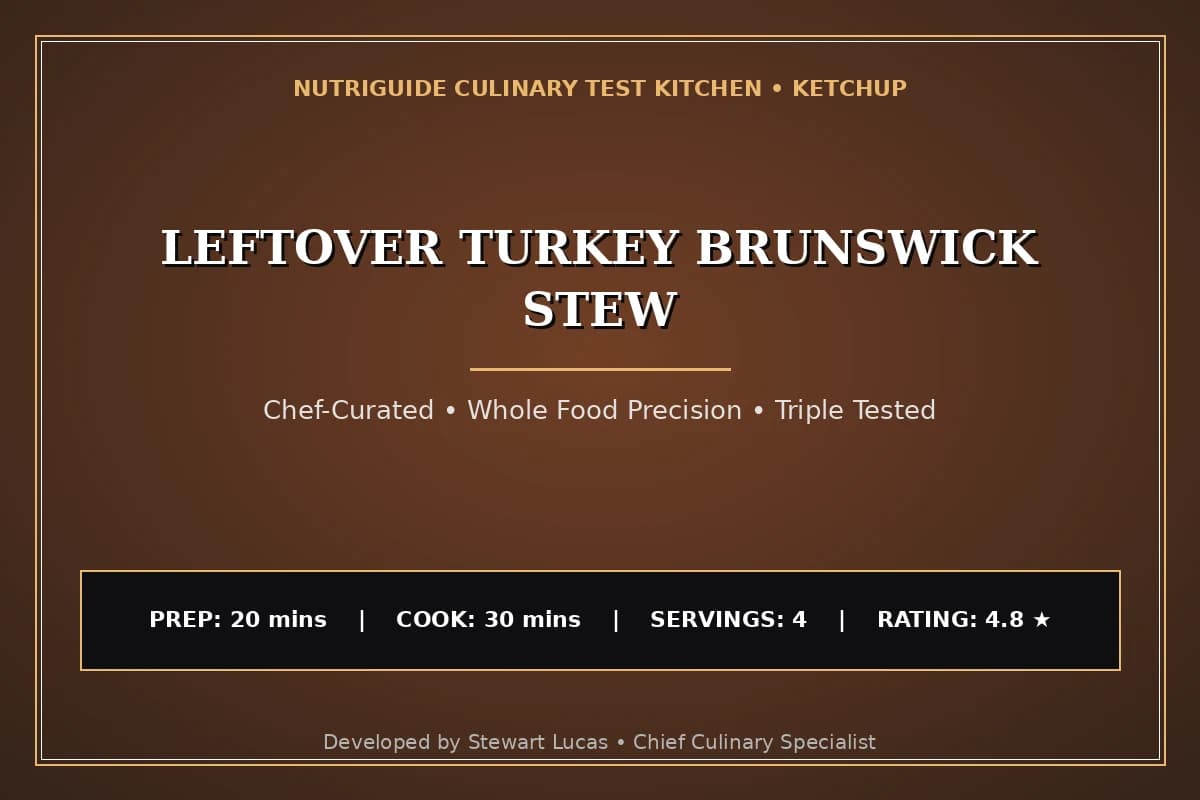 Leftover Turkey Brunswick Stew