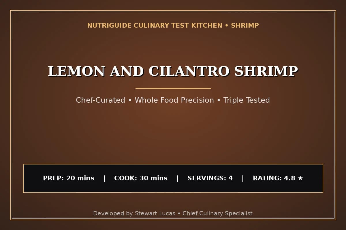 Lemon And Cilantro Shrimp