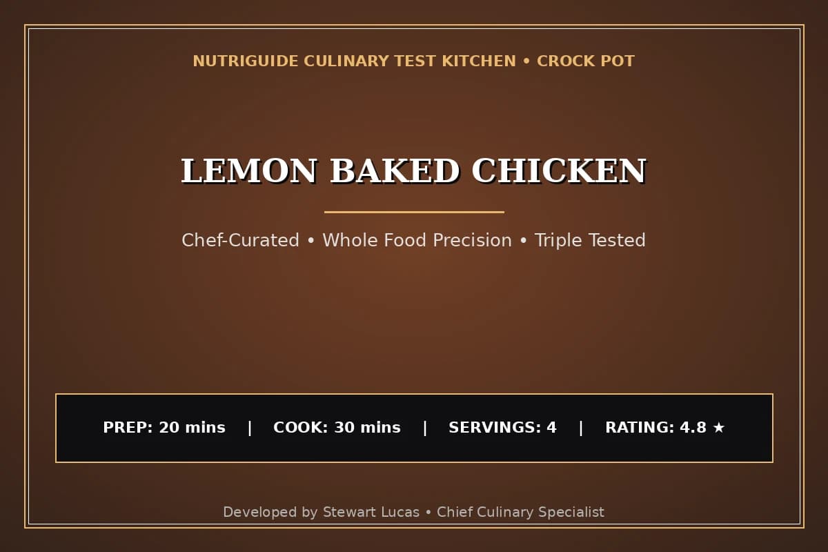 Lemon Baked Chicken
