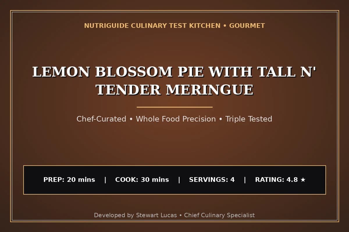 Lemon Blossom Pie With Tall N' Tender Meringue