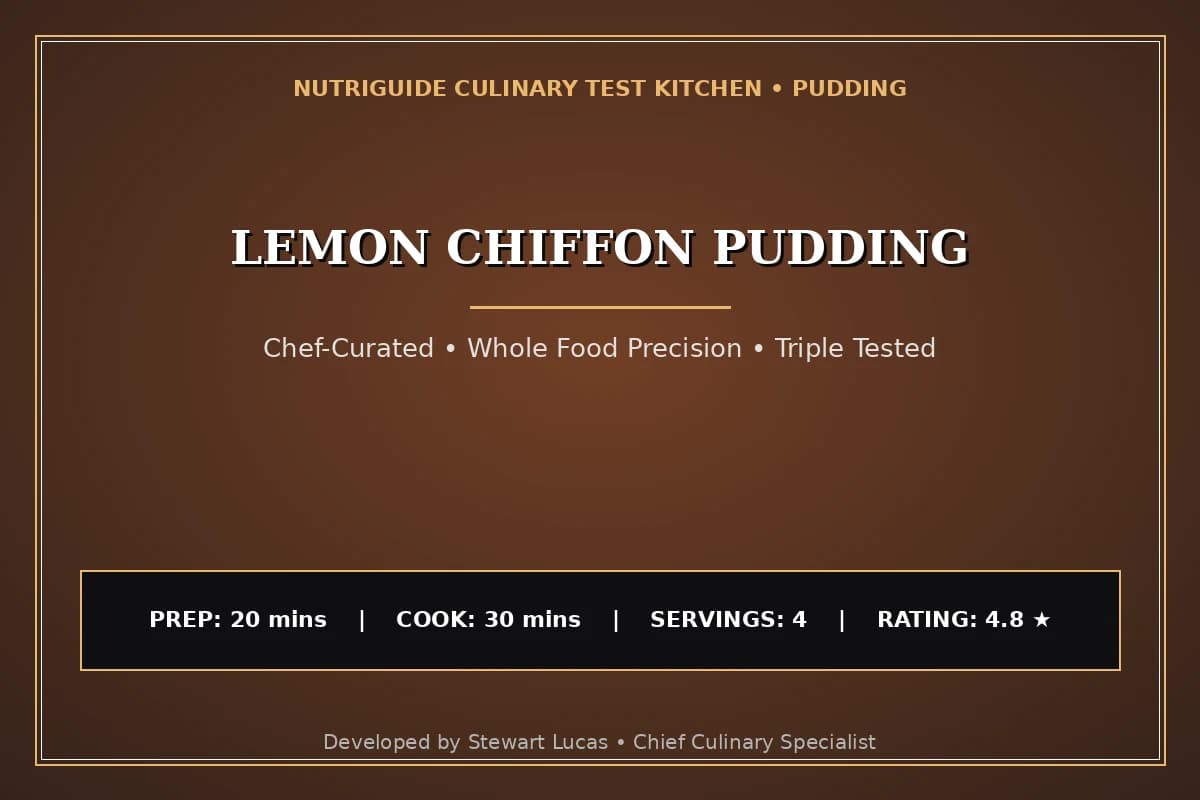 Lemon Chiffon Pudding