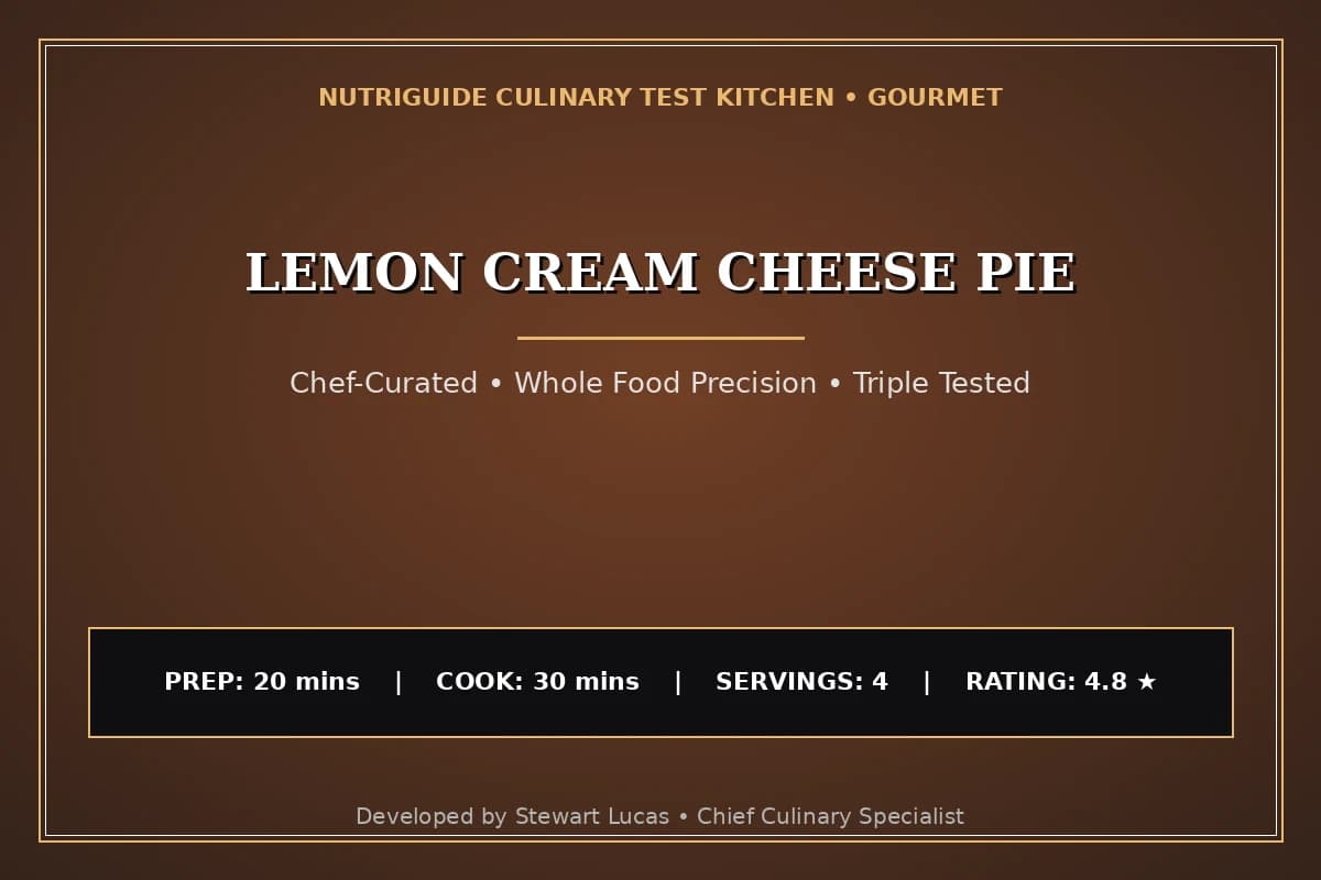 Lemon Cream Cheese Pie