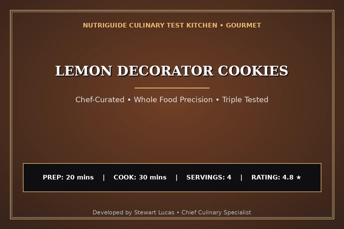 Lemon Decorator Cookies