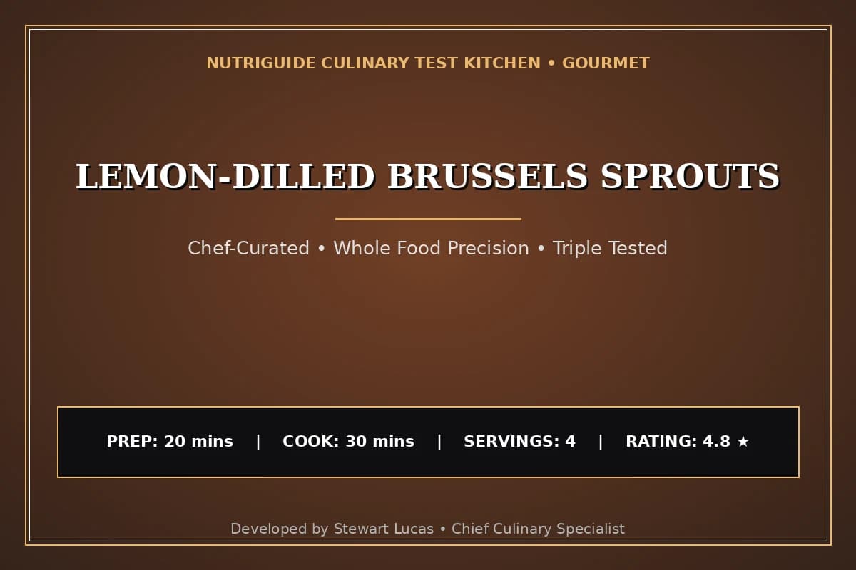 Lemon-Dilled Brussels Sprouts
