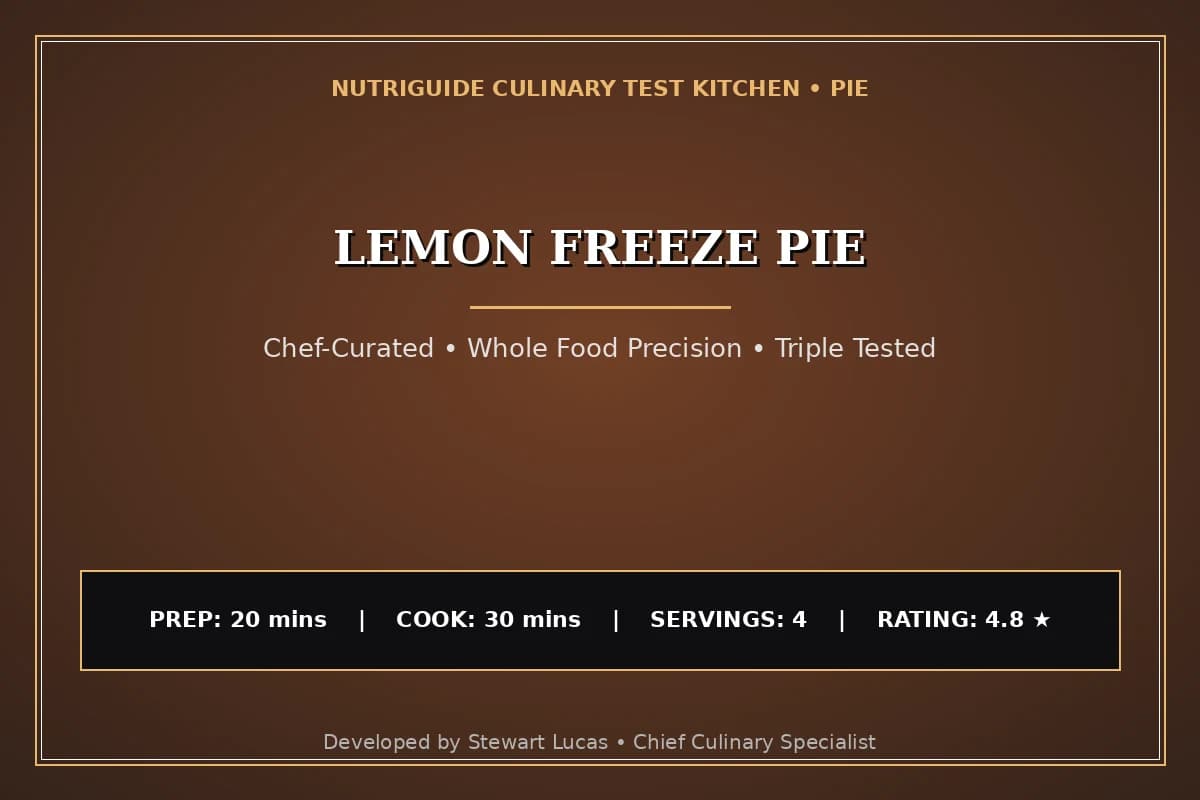 Lemon Freeze Pie