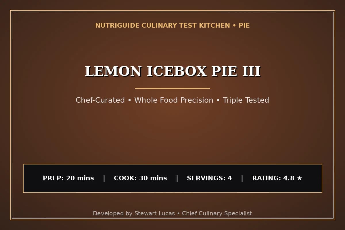 Lemon Icebox Pie Iii