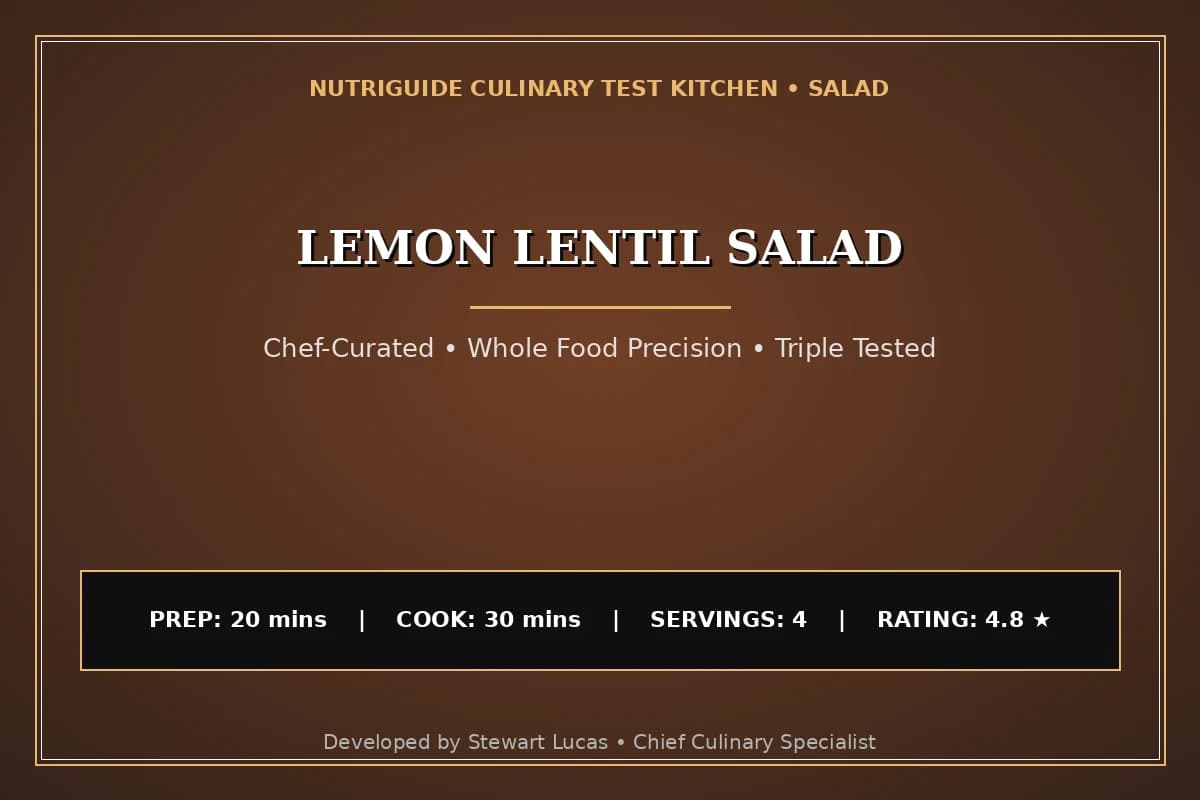 Lemon Lentil Salad