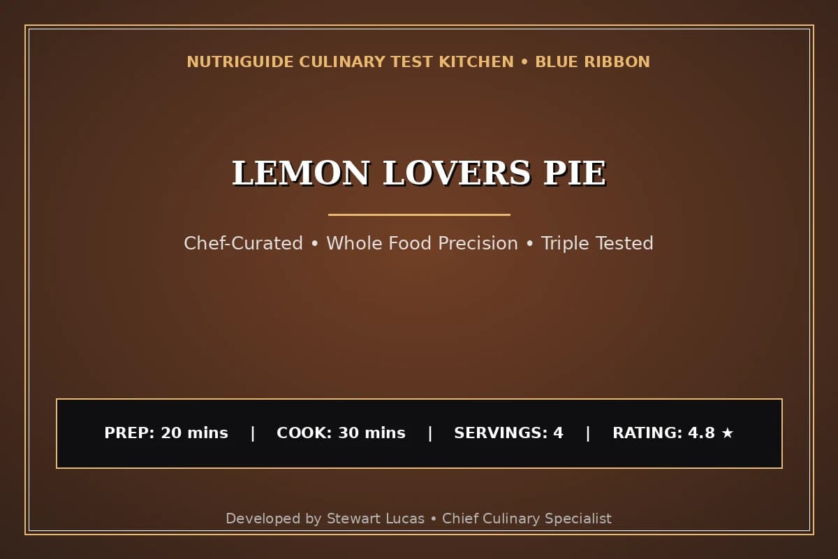 Lemon Lovers Pie