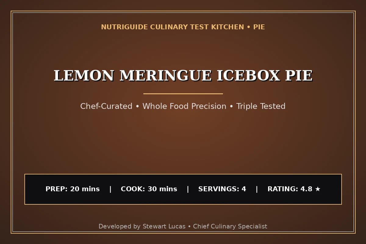 Lemon Meringue Icebox Pie