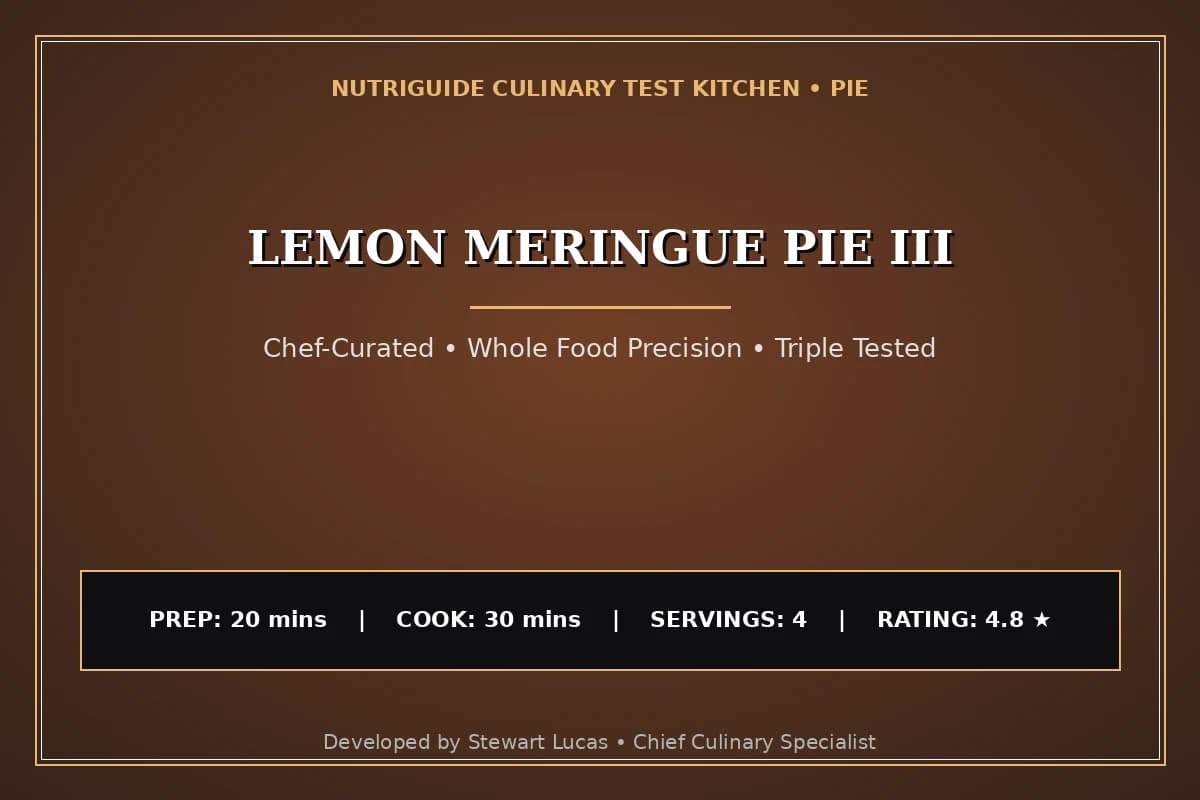Lemon Meringue Pie Iii