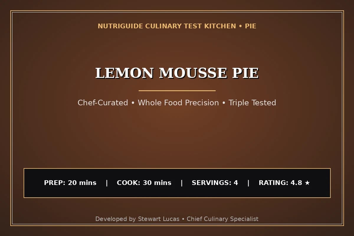 Lemon Mousse Pie