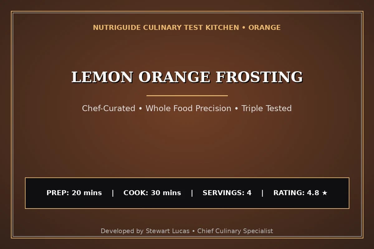 Lemon Orange Frosting