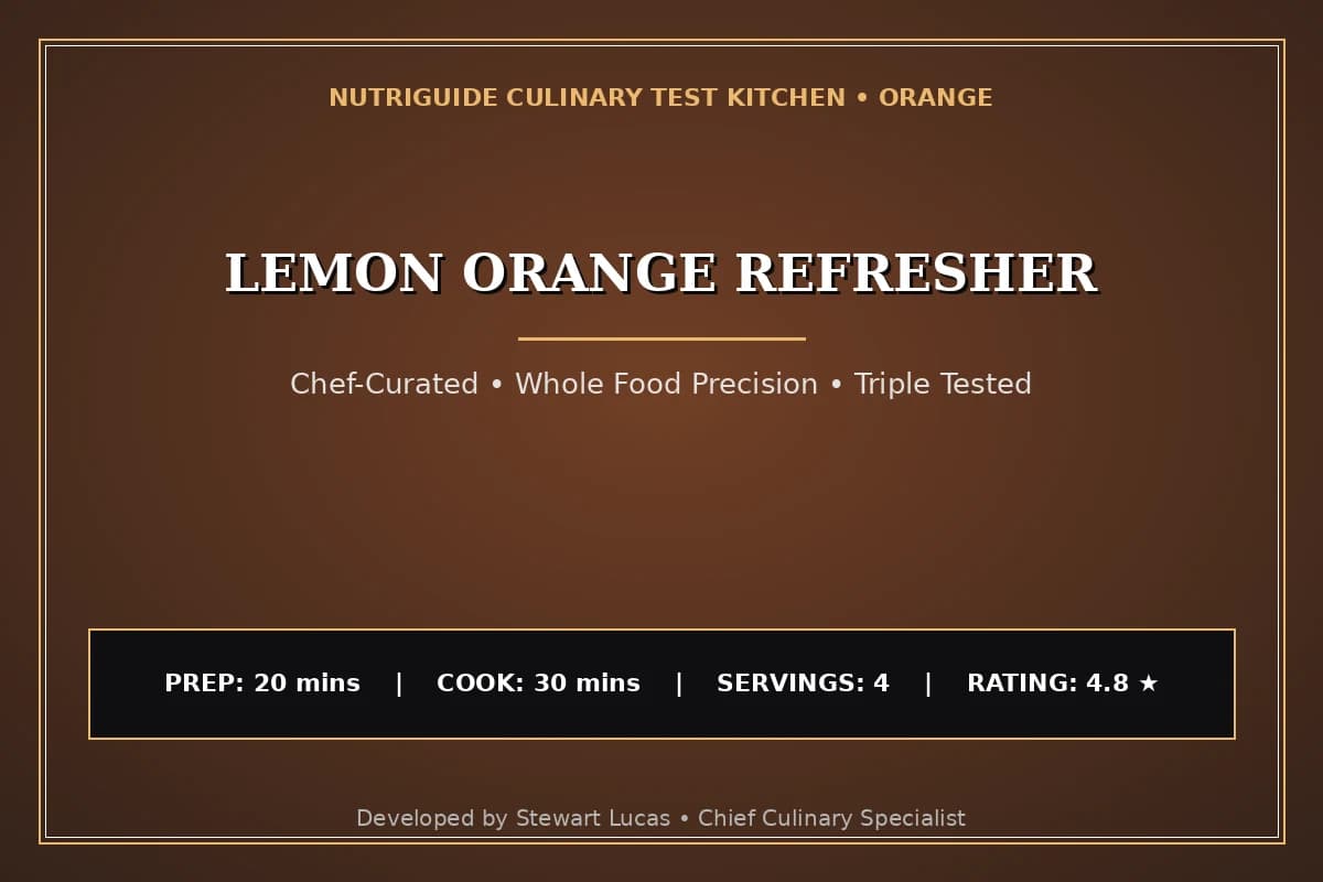 Lemon Orange Refresher