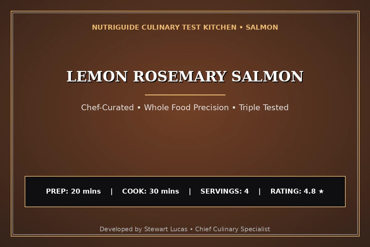 Lemon Rosemary Salmon