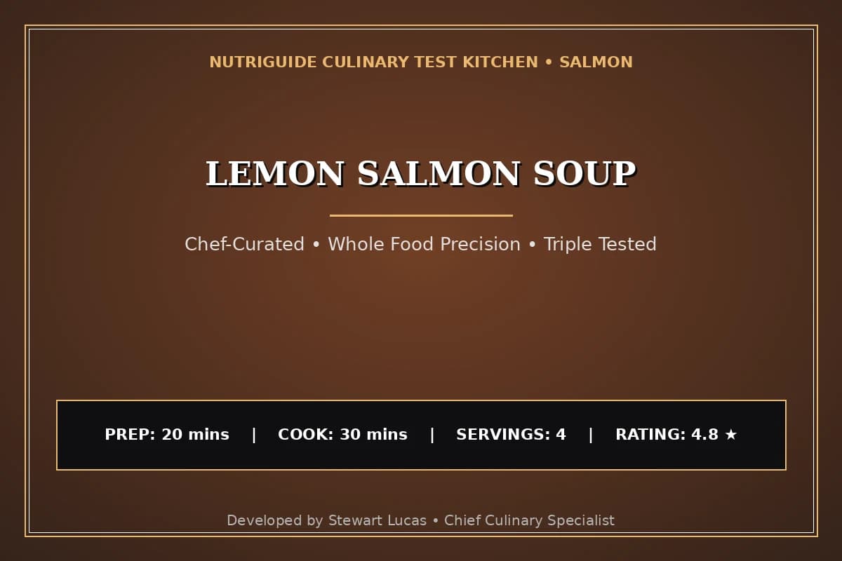 Lemon Salmon Soup